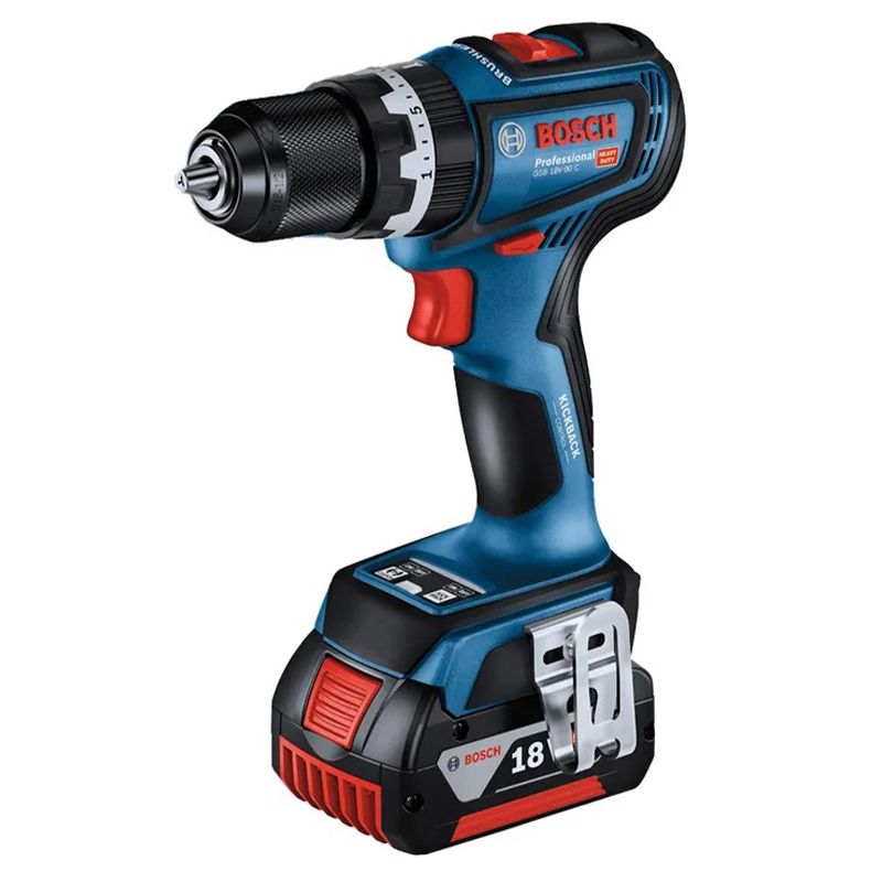 دریل چکشی شارژی بوش مدل gsb 18v 90 c professional